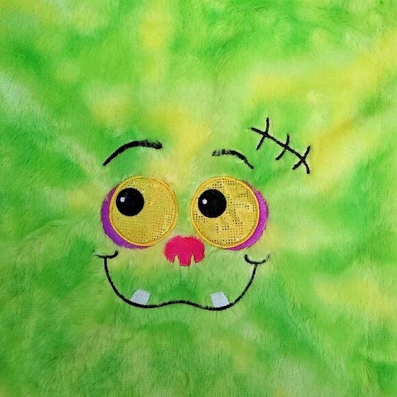 Lot of 4 Faux Fur Silly Face Party Bag Tote Purse Multipurpose Multicolor NWT - Picture 6 of 13